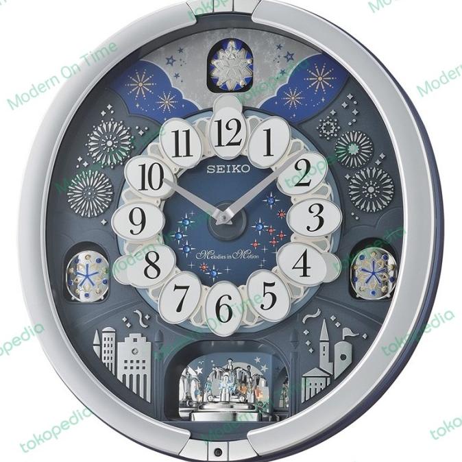 Jam Dinding Seiko Original Garansi Resmi Bunyi Melodies Qxm379S Greenary.Store