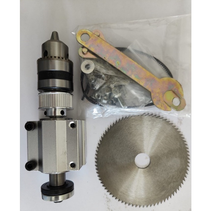 Termurah Dinamo Motor 775 Mini Bench Drill Plus Table Saw (8055)