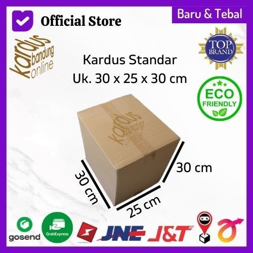

Bestseller Paket Kardus Box Dus Sembako Polos Uk. 30X25X30 Tebal 3 Mm Isi 5 Dus
