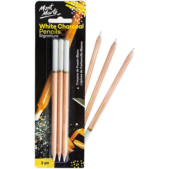 

Terlaris Mont Marte White Charcoal Pencils 3Pcs