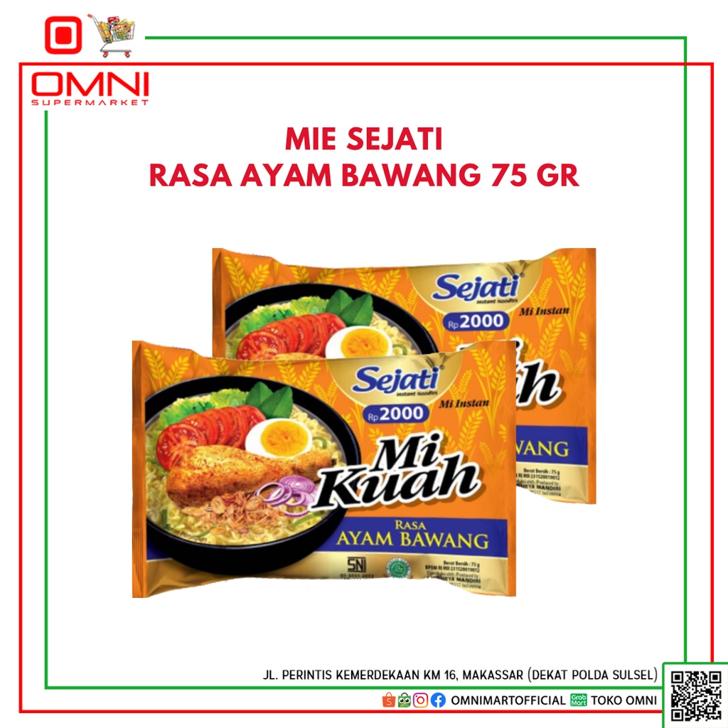 

Mie Sejati Ayam Bawang 75g