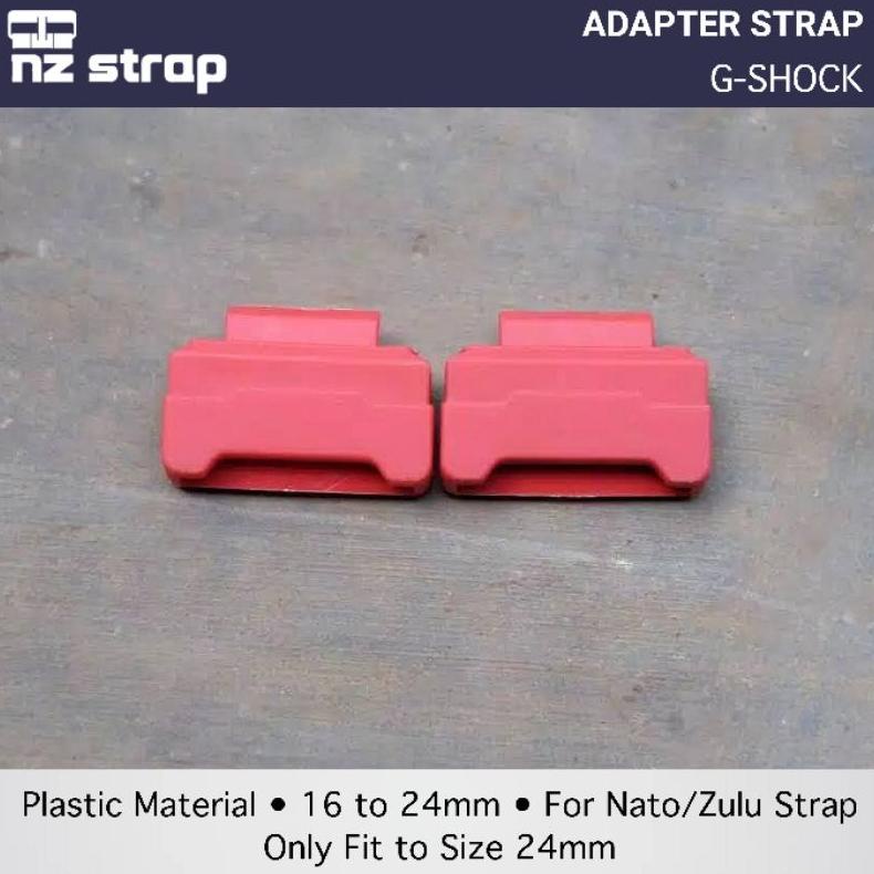 NAW667 Adapter Strap G-Shock GA-700 GG-1000 DW-5610 GA-400 GW-M5610 Strap Adapter [MERAH] ***