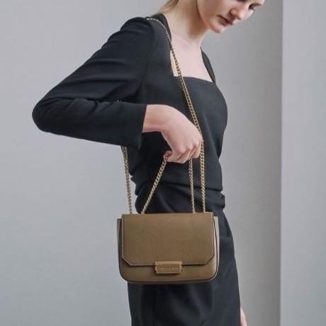 DISKON SPESIAL BELANJA TAS WANITA CK METRO DOUBLE LINK CHAIN STRAP CROSSBODY - 752# TERMURAH