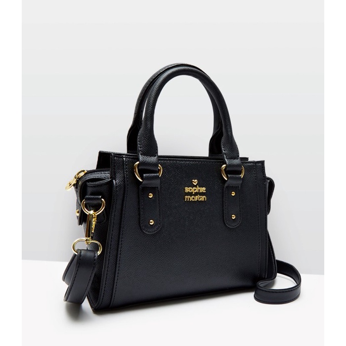 FLASH SALE TAS CANGKLONG WANITA BERTILIA BLACK ORIGINAL SOPHIE MARTIN PARIS TERMURAH