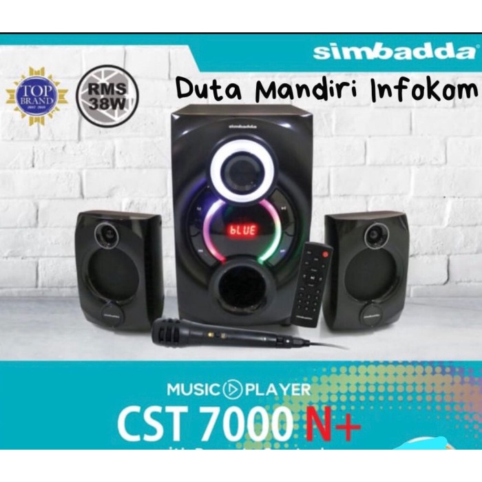 Simbadda Speaker CST 7000 N+ Music Player - CST 7000N+ with Remote