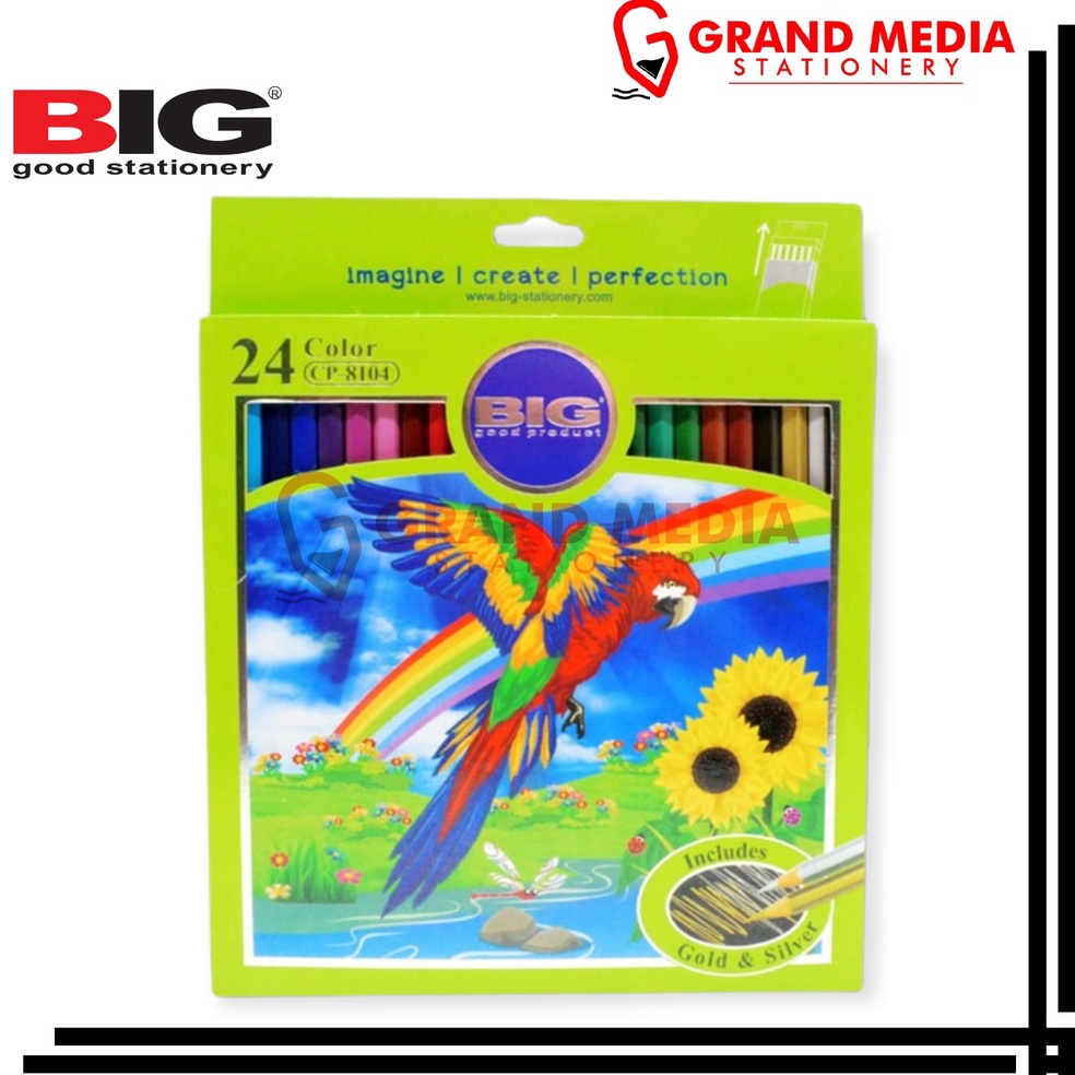 

Sangat Nyaman.. [GRAND MEDIA] PENSIL WARNA BIG 24 WARNA PANJANG 866
