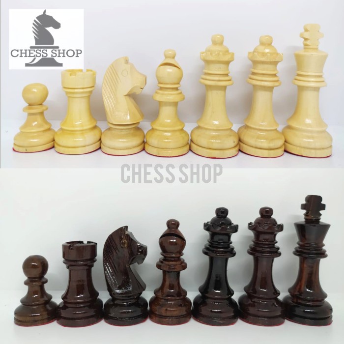 Bidak Catur Kayu DGT Sonokeling Menteri 2