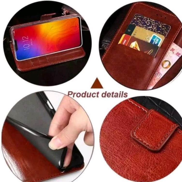 Promo Acc Hp Vivo Y21 Y21S 2021 Y51 2020 Y53 Y55 Y71 Y81 Y83 Y91 Y91C Y93 Y95 Y50 Flipcover Wallet Leather Case Dompet Kulit Cod Kyx