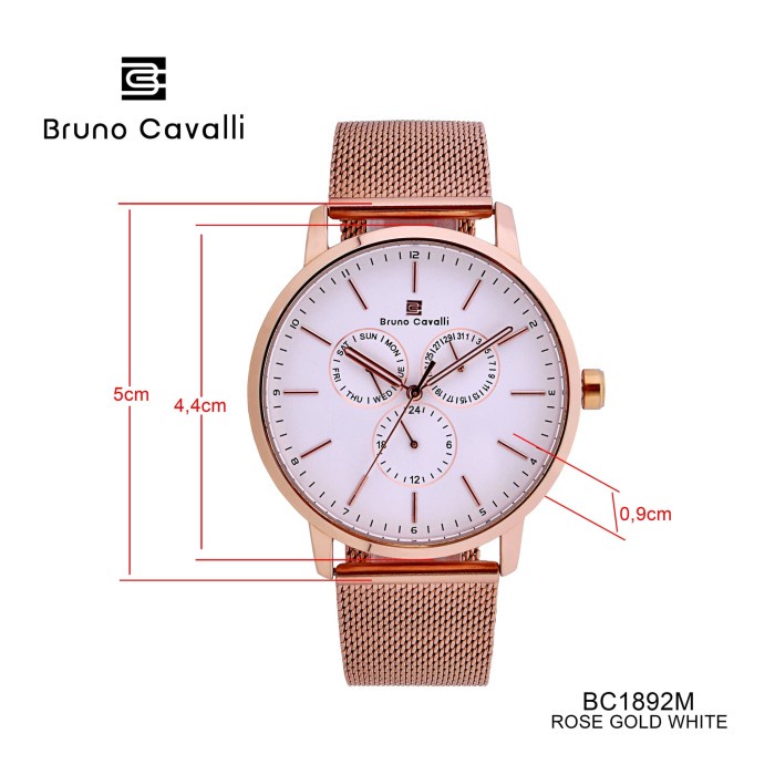 MUST HAVE BRUNO CAVALLI JAM TANGAN WANITA TYPE ANALOG CRYSTAL LENSE 1892 TERLARIS