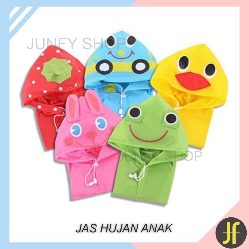 KEF J028 JAS HUJAN ANAK JAKET HUJAN JAS ANTI HUJAN PAYUNG JAS HUJAN KARAKTER JAS HUJAN LUCU KQE