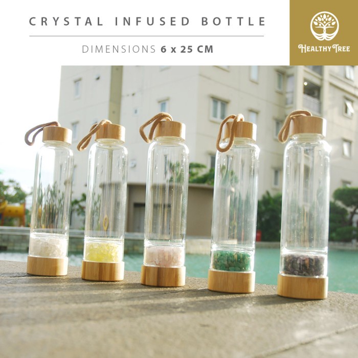 Crystal Elixir Infused Water Bottle for Health