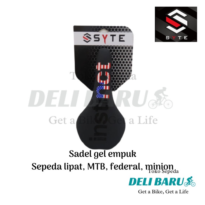 Terlaris Syte Sadel Gel Jok Syte Instinct Sepeda Mtb, Federal, Lipat, Fixie