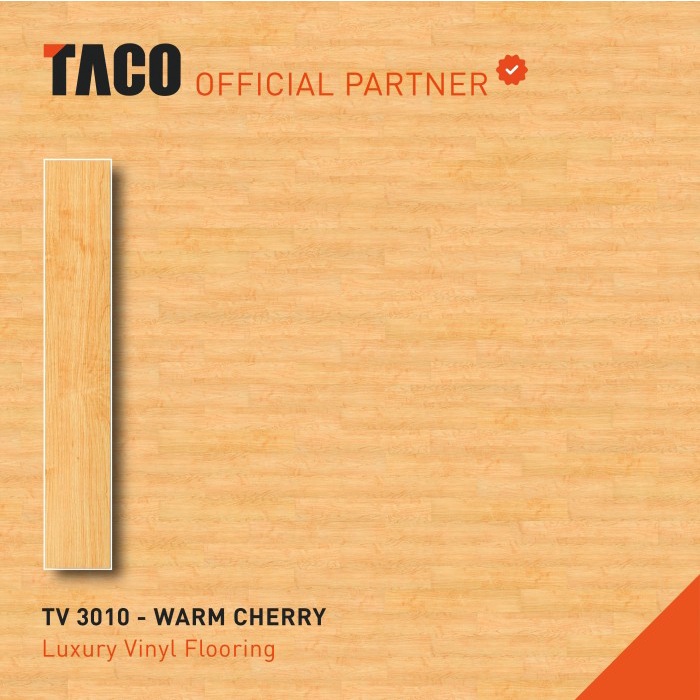 Bestseller Taco Lantai Vinyl 3Mm - Tv 3010 Warm Cherry