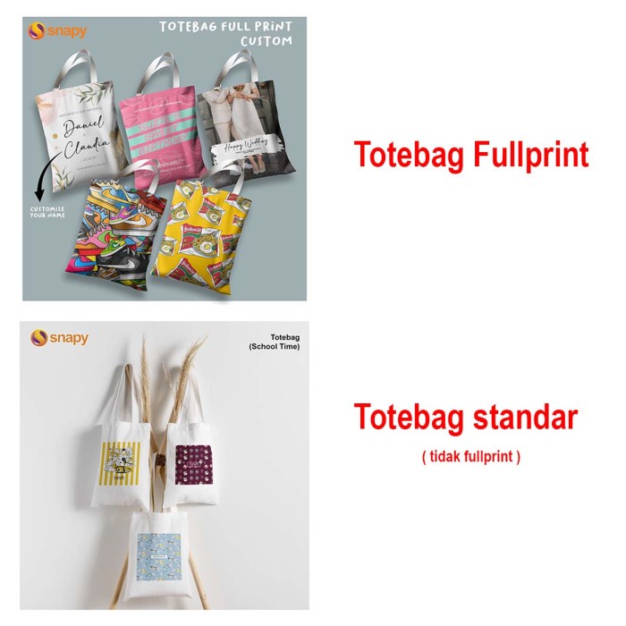 

Bestseller Cetak Totebag Canvas Custom