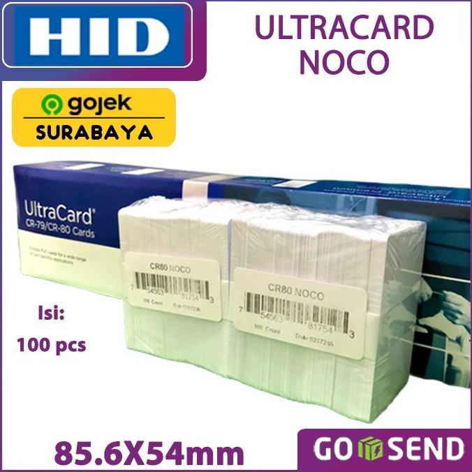 

(100 PCS) KARTU PVC ID CARD POLOS ULTRACARD HID NOCO CR80 ECER
