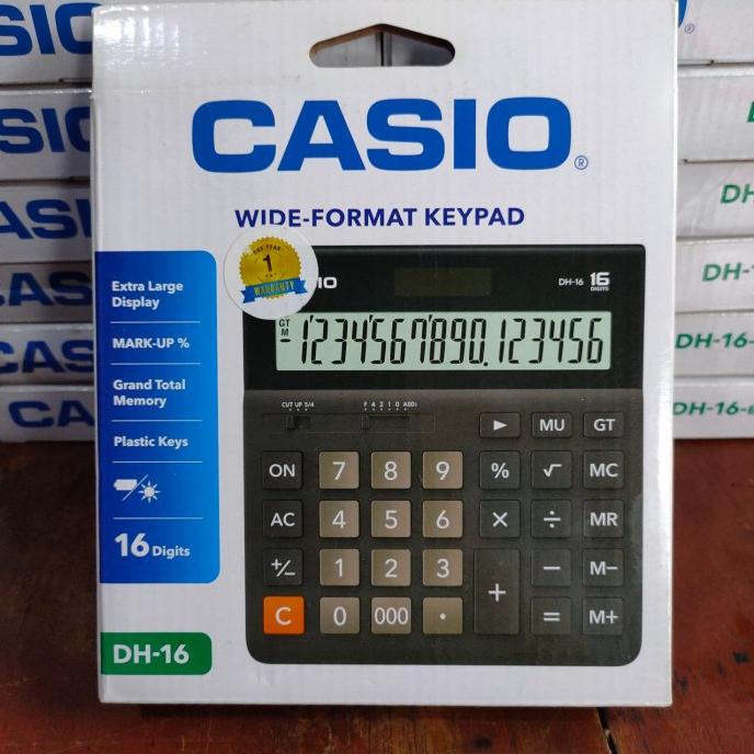 

kalkulator casio 16 digit DH-16 kalkulator casio besar