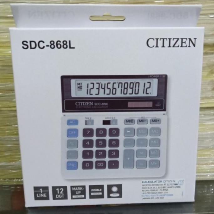 

CALCULATOR CITIZEN-868L