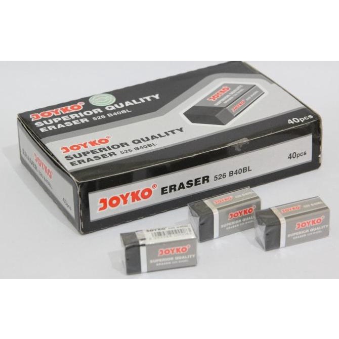 

Penghapus Eraser Joyko Hitam Kecil 526 B40BL