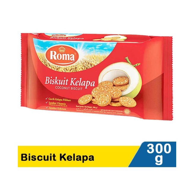 

Roma biskuit kelapa 300 gram Roma kelapa