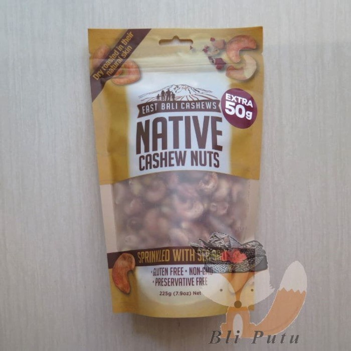 

Cashew Kacang Mede by East Bali Cashews Raw / Native - 225gr pen04
