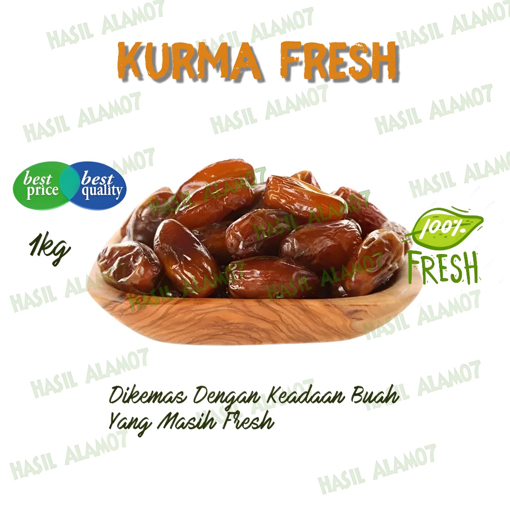 

Kurma Madu Golden Faley Segar Fresh 1kg