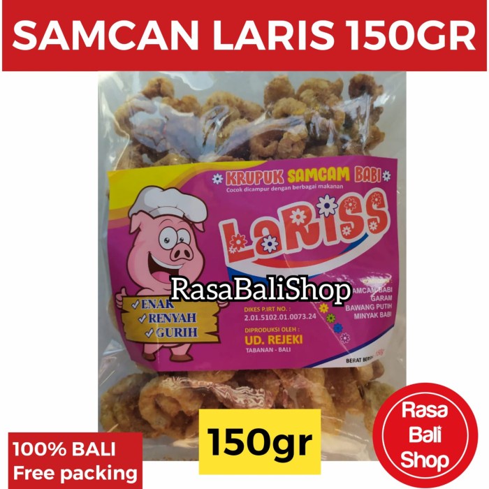 

SAMCAN BABI, KRUPUK BABI, KRUPUK BABI LARISS, SAMCAN LARISS BESAR hen04