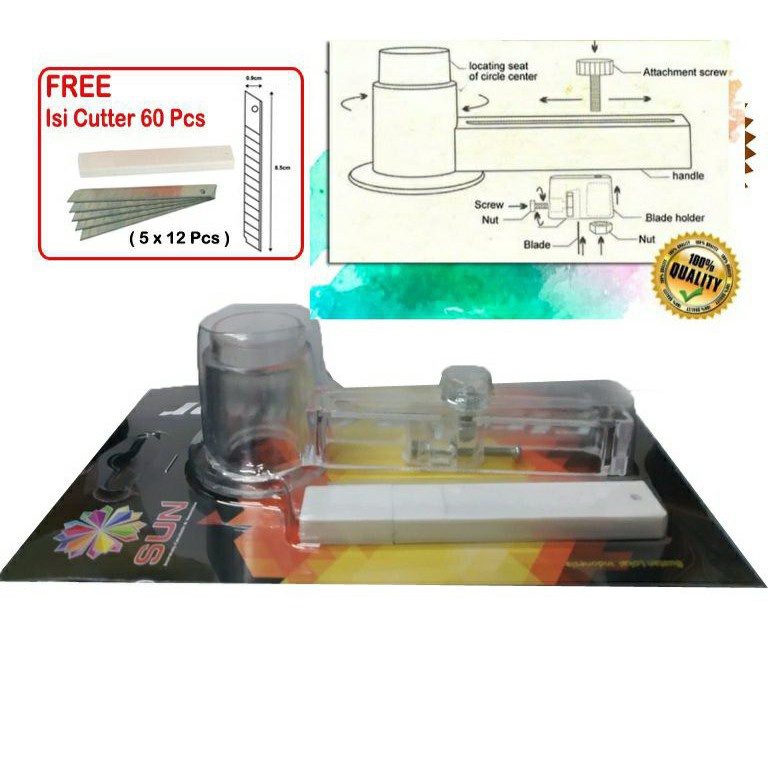 

Ready stock Circle Cutter Pin Circle cutter WTQ