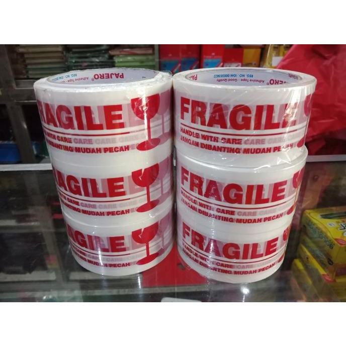 

Lakban Isolasi Tape Fragile 2" x 50 meter