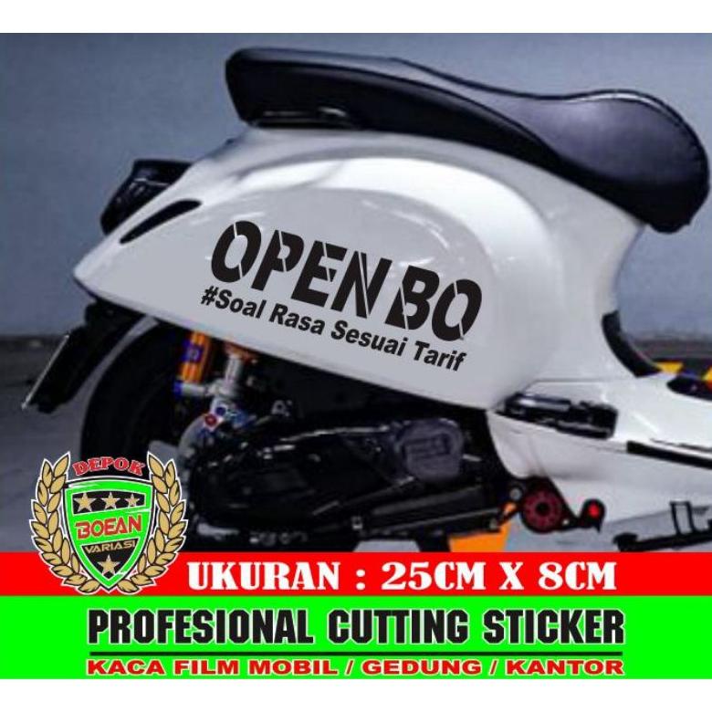 Populer Cutting Sticker Vesva Scoopy Genio Sticker Keren Open Bo Universal Wxs