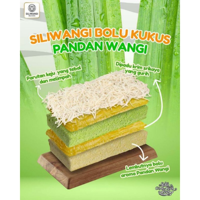 

Siliwangi Bolu Kukus Pandan Wangi