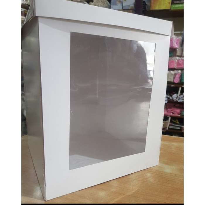 Best Seller Dus Putih Tinggi 40X40X40 Cake Box Tart 40 X 40 X 40