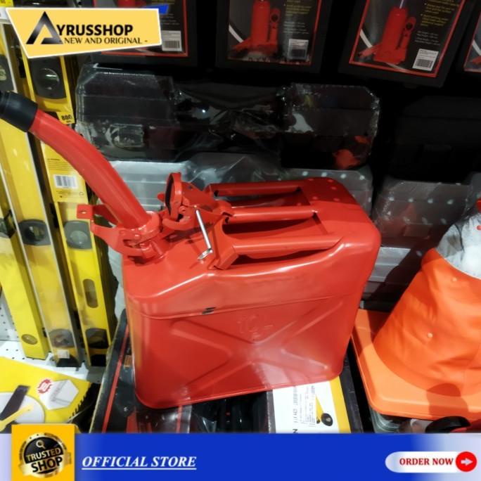 =====] Jerigen Besi Jerigen bensin Jarry can 10 Ltr - Merah