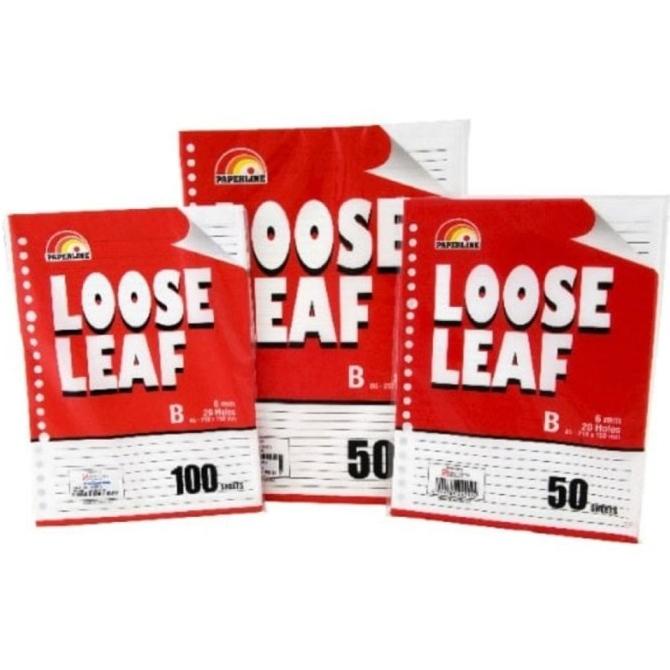 

Kertas Loose Leaf / File A5 100 Paperline / Big Boss