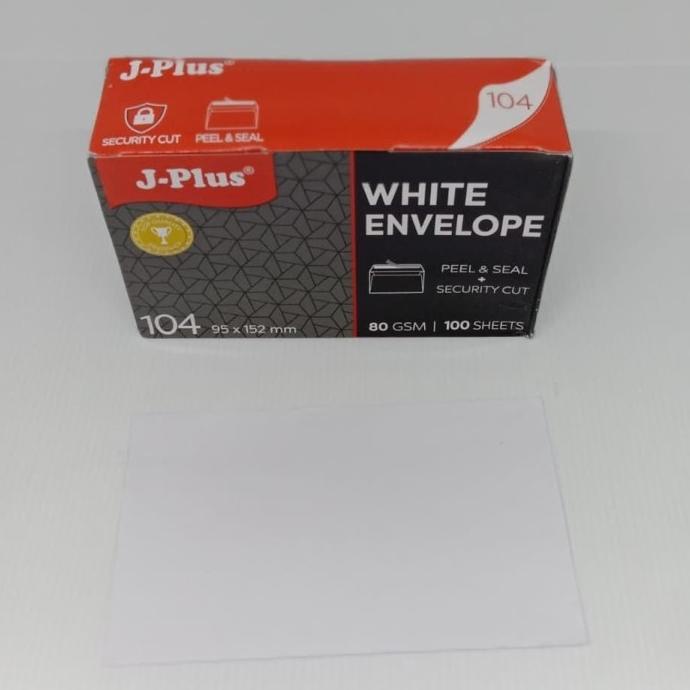 

Amplop J-Plus / JPlus 104 Merah Seal