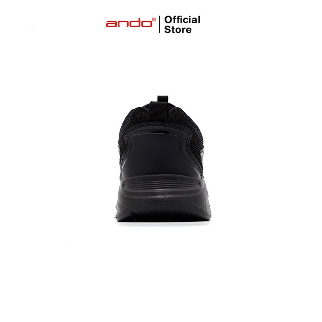 Ando Official Sepatu Sneakers Tribere Remaja - Hitam/Hitam