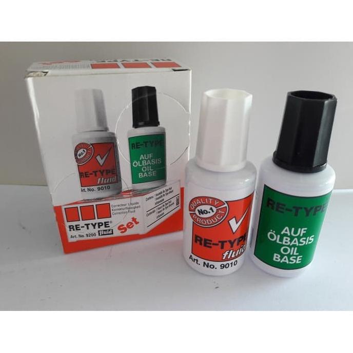 

Correction / TIP EX Cair Kuas Re-Type Set 9200