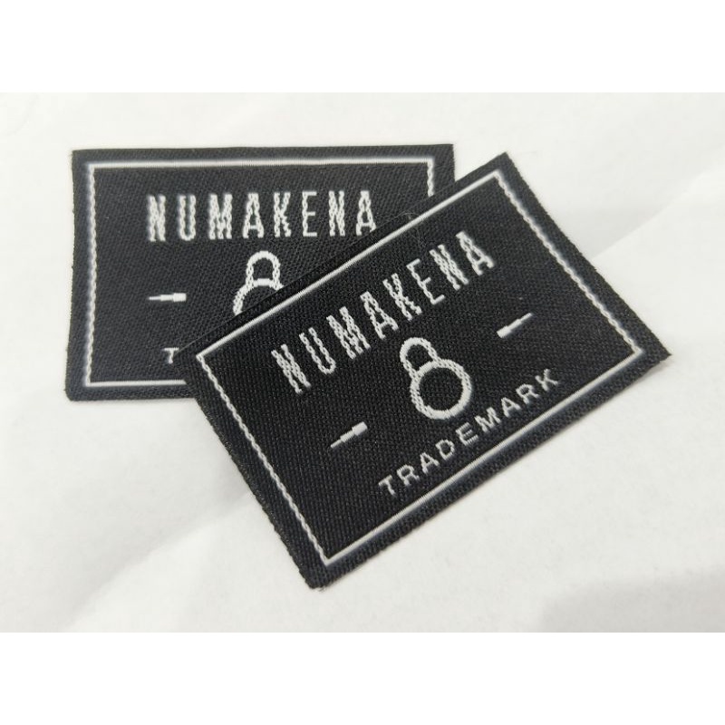 

Label woven damask / label baju
