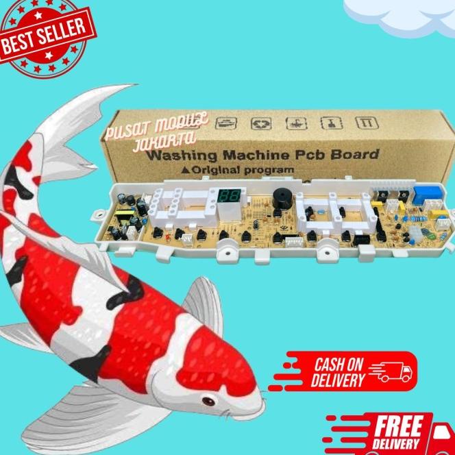Modul Pcb Mesin Cuci Samsung Wa70H4200Sw Diamond Drum / Wobble