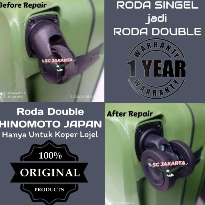 Sale 8.8 Roda Koper Lojel Dari Singel Ke Doubel, Roda Hinomoto Japan Original