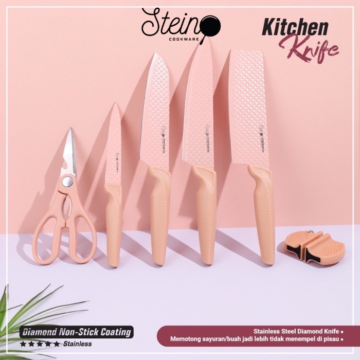 Staincookware Pisau Dapur SET Stein Stain Cookware Piso Stencookware