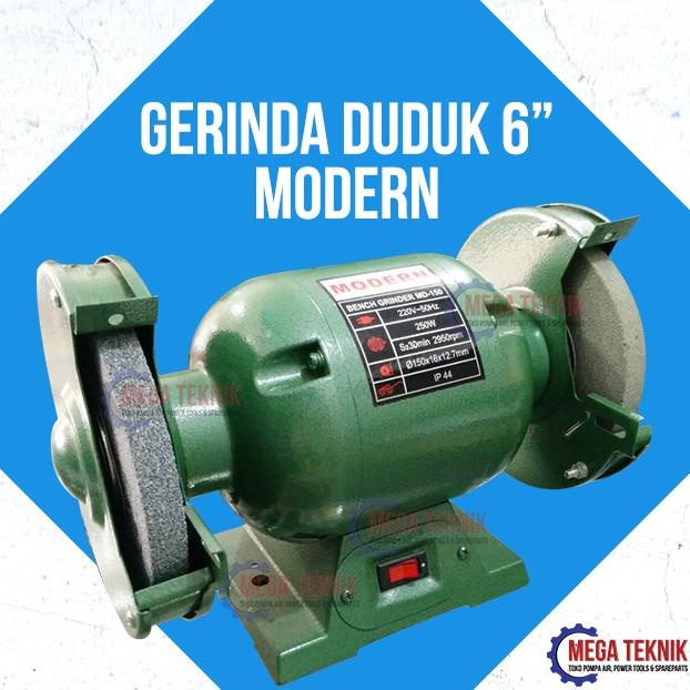 #####] Bench Grinder / Gerinda Duduk 6" Merk Modern MD-150