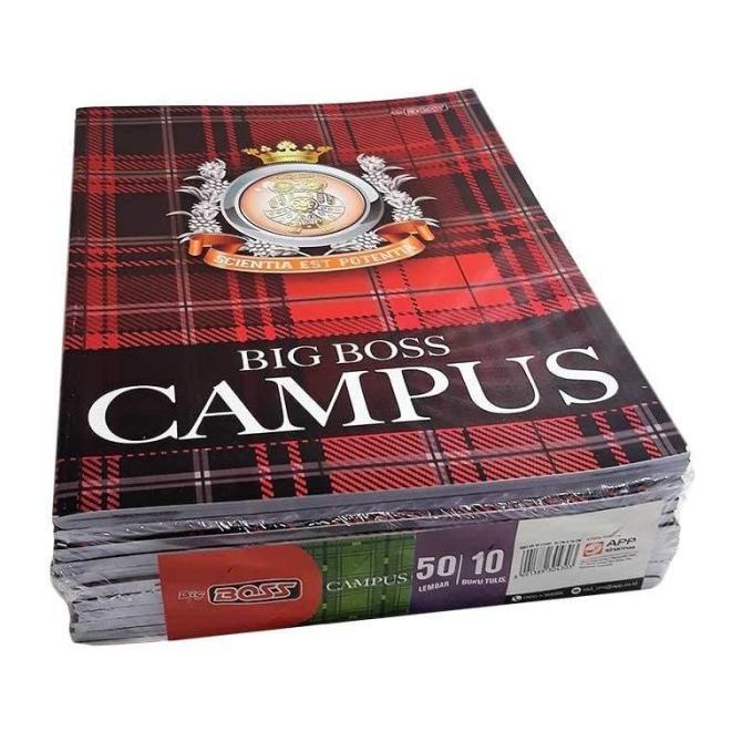 

Buku Tulis Big Boss Campus 50 Lembar 10 Buku - Bigboss Boxy