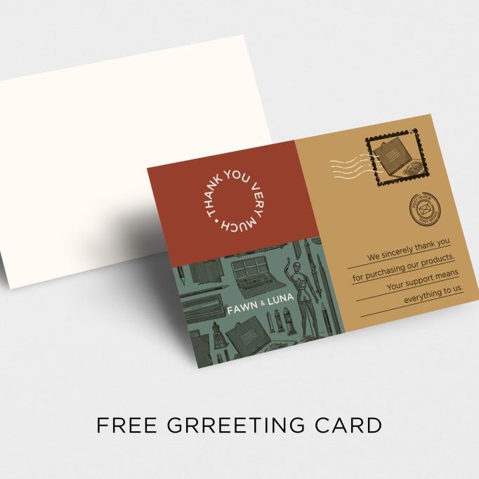 

A5 Notebook - Plain / Dotted Paper / Maple Brown Fabric