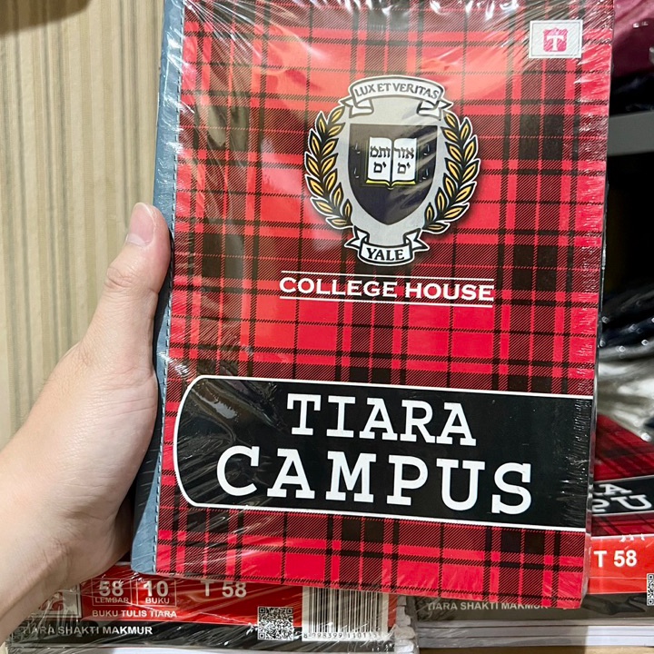 

Termurah CTShopID Buku Tulis Kwarto Tiara Campus Kecil Merah isi 58 Lembar 1 Pak Isi 10 Buku gas !!