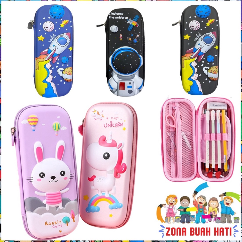 

Terlaris ZBH Kotak Pensil 3D Tempat Pensil Timbul Karakter Lucu Tempat Penyimpanan Alat Tulis Anak Anti air Import TSH