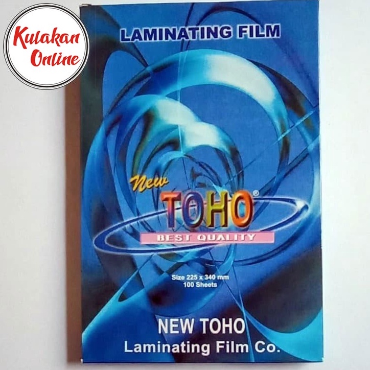 

Miliki Segera PLASTIK LAMINATING FOLIO TOHO 100 MICRON F4 VD9