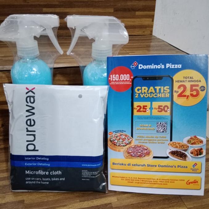 Promo Paket 2 Purewax Fastwax For Wash And Wax For Car And Motorcycle