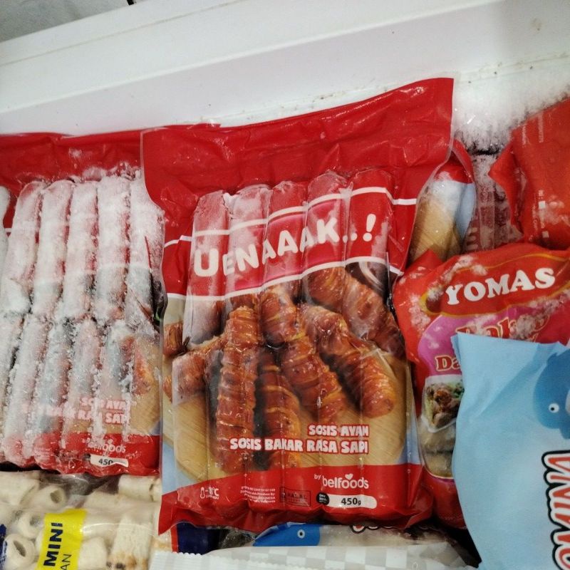 

Sosis Bakar Sapi Belfood *Uenak* isi 12