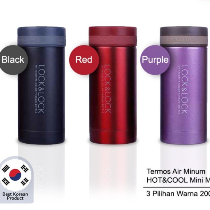 TERMURAH Lock n Lock Termos Air Minum Hot dan Cool 200ML, 300ML