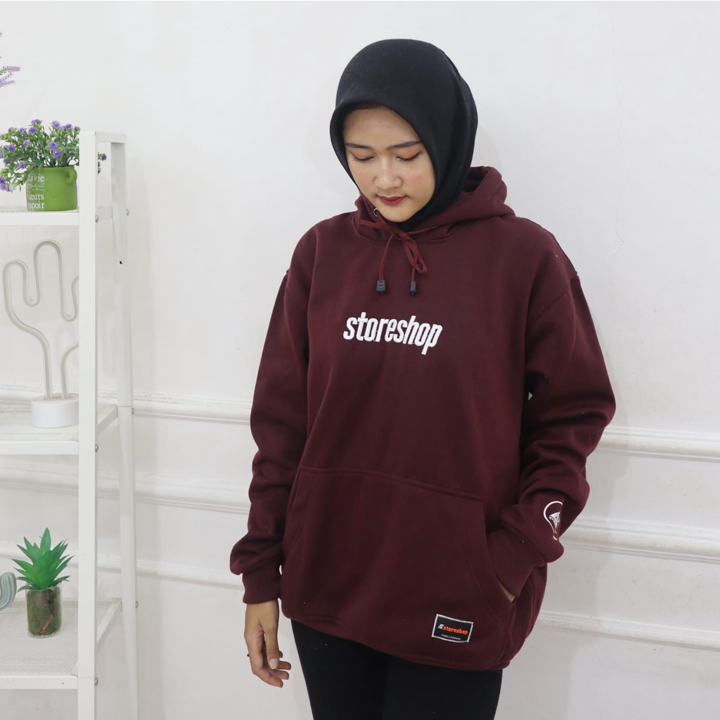 Jaket Hoodie Sweater Pria Wanita Bordir